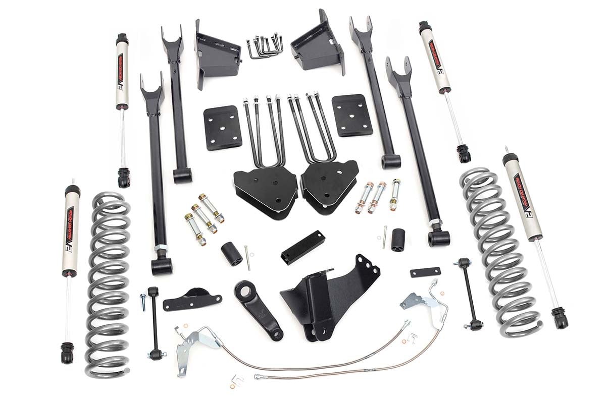 Ford F-250 Super Duty Suspension Lift Kit - Rough Country - 8 Inch, 4 Link, V2 - '08-'10